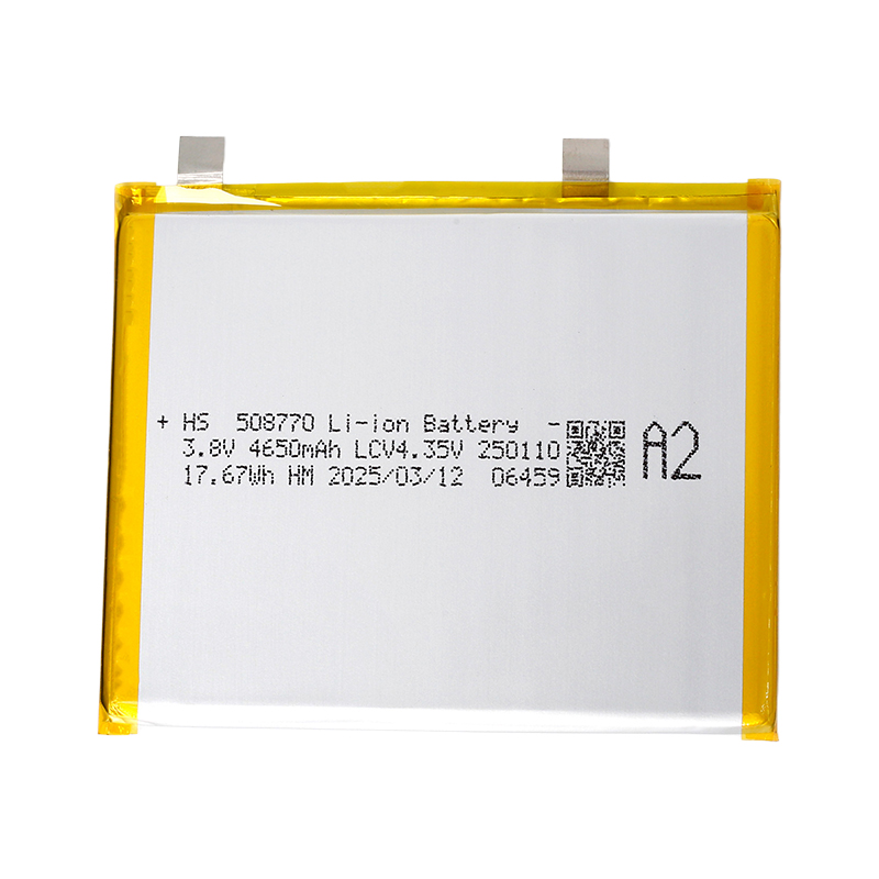 508770 3.8V 4650mAh High-Capacity Lithium Battery For Laptops, Energy Storage Cell, In Stock