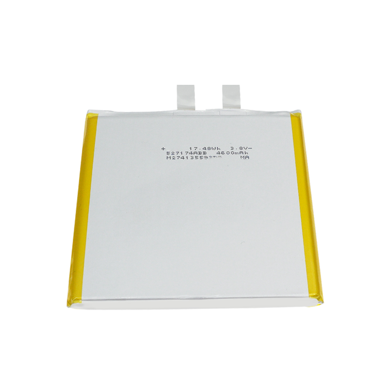 527174 4600mAh 3.8V Rechargeable Lithium-Ion Battery With Protection Board, BMS, And Wiring