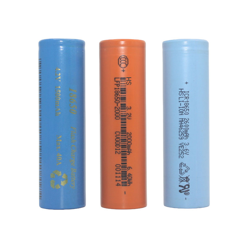 Rechargeable High-Capacity 3.6V 2600mAh 18650 Cylindrical Lithium-Ion Battery Suitable for Power Tools